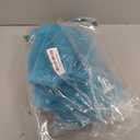 XunYee 4 Pieces Blue Fuzzy Wig Funky Clown Crazy Hair Wig Character Cosplay Costume Accessories for Kids Teens 100th Day of School Spirit Day Party Reading(Sky Blue)