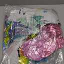 6PCS Self Standing Unicorn Balloons, Unicorn Balloon, Large Rainbow Balloon, Colorful Number 4 and Star Balloons for Girl 4th Birthday Party Decorations Supplies.(4th)