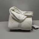 Pack and Play Mattress Topper - 38" x 26" x 1.5", Soft & Firm Premium Foam Pack N Play Mattresses Pad, Odorless Baby Foam Playpen Mattresses,Portable Playard Mattress Topper- Breathable & Comfort (Simple White)