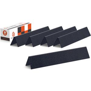 QuliMetal 17.5 Inch Flavorizer Bars for Weber Genesis 300 310 E310 E320 E330 S310 S320 S330 Grills with Front Controls Knobs, Porcelain Steel Heat Plates for Weber Genesis Grill Parts 7620 7621