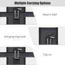Dual Phone Holster, Large Smartphone Pouch, Belt Clip Tool Pouch, Multi-Purpose Tactical Cellphone Holder for Working, Hiking, Camping, Barbecue, Rescue (XL)