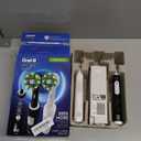 Oral-B Pro 1000 CrossAction Electric Toothbrush, Black and White, 2 Count