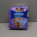 Always Discreet Adult Diapers for Women, Incontinence Underwear, Postpartum Essentials, Disposable Briefs, Max Absorbency, Bladder Leak Protection, Large, 17ct