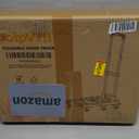 Folding Hand Truck 500lbs, Portable Heavy Duty Dolly Cart, 6 Wheels Collapsible Luggage Cart with 2 Elastic Ropes - Compact Trolley Cart for Easy Moving - Ideal Hand Cart for Travel and More (17, Black)