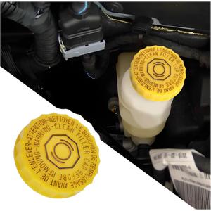 Brake Fluid Cap Replacement OEM#4683656AB,Brake Master Cylinder Cap Compatible with Chrysler Sebring, Dodge Ram 1500 2500 3500,Jeep Wrangler JK ,Standard Brake Reservoir Cap