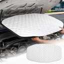 Self-Adhesive Sound Proof Padding for Ford Explorer 2020-2023 Waterproof Car Hood Heatproof Foam Deadener White (2020-2022 Ford Explorer)