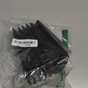 Frienda 6 Pcs Jumbo Door Stoppers Heavy Duty Door Stopper Tall up to 2inch Tall Wedge TPR Large Wedge Stackable Big Rubber Doorstop for Hotel Carpet Hardwood Concrete and Tile (Black)