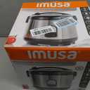 IMUSA 10cup Deluxe Stainless Steel Electric Rice Cooker with Steam Tray