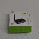 Bluetooth Transmitter Receiver 3-in-1 Bluetooth 5.0 Audio Adapter for 2 Headphones With Bypass Volume Control Low Latency Long Range LCD Display ON/OFF Optical AUX RCA for TV Home Stereo Speaker