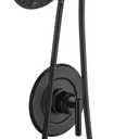 Replacement for Moen Shower Faucet Trim Kit, High Pressure Dual Shower Combo, Shower Handle, (Valve& Catridge Not Inclued), Matte Black