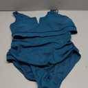 Women Plus Size High Waisted Bikini - Ribbed Two Piece Swimsuit Tummy Control Bathing Suit V-Wired 2025 Swimwear (Teal)