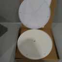 12 Inch Heavy Duty Prize Spinning Wheel with Iron Base Stand, 6 Blank Slots White Tabletop Spin Wheel Spinner with Dry Erase Markers and Eraser for Carnival Trade Show Game