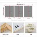 Arjun Blue Abstract Butterfly Canvas Wall Art Water Lily Painting Zen Stones White Lotus Flower Teal Turquoise Pictures Framed for Living Room Bedroom Bathroom Spa Salon Home Office Wall Decor (12"x16"x3 Panels)