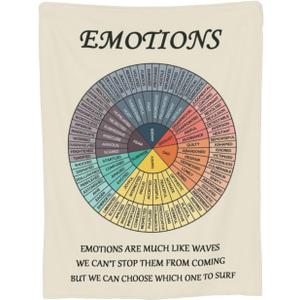 Blanket Throws Emotions Feelings Blanket Office Decor Throw Blankets 50"X40"