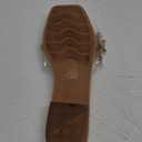 Verdusa Women's Rhinestone Clear Flat Sandals Square Toe Slide Sandals 41