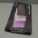 Wireless Keyboard and Mouse Combo - Full-Sized Ergonomic Keyboard with Wrist Rest, Phone Holder, Sleep Mode, Silent 2.4GHz Cordless Keyboard Mouse Combo for Laptop, Computer, PC, Mac, Windows -Trueque (1 PACK, Purple)