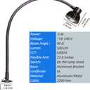 5W COB LED Work Light for Milling, Lathe, Work Bench Led Gooseneck Lamp