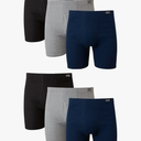 Hanes Boxer Briefs Pack, Moisture-Wicking Underwear for Men, Cool & Breathable Cotton XL