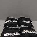 Henkelion 1 Pair 4 Lbs Adjustable Ankle Weights For Women Men Kids, Strength Training Wrist Weights Ankle Weights Set For Gym, Fitness Workout, Running, Lifting Exercise Leg Weights - each 2 Lbs Black