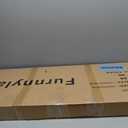 4 Panel Room Divider Short Folding Screen Divider,Double Sided Bamboo Divider Screen for Room Separation,Beige,47.2" H x 61.4" W