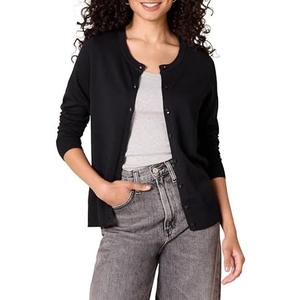 Amazon Essentials Women's Lightweight Crewneck Cardigan Sweater  XL, Black