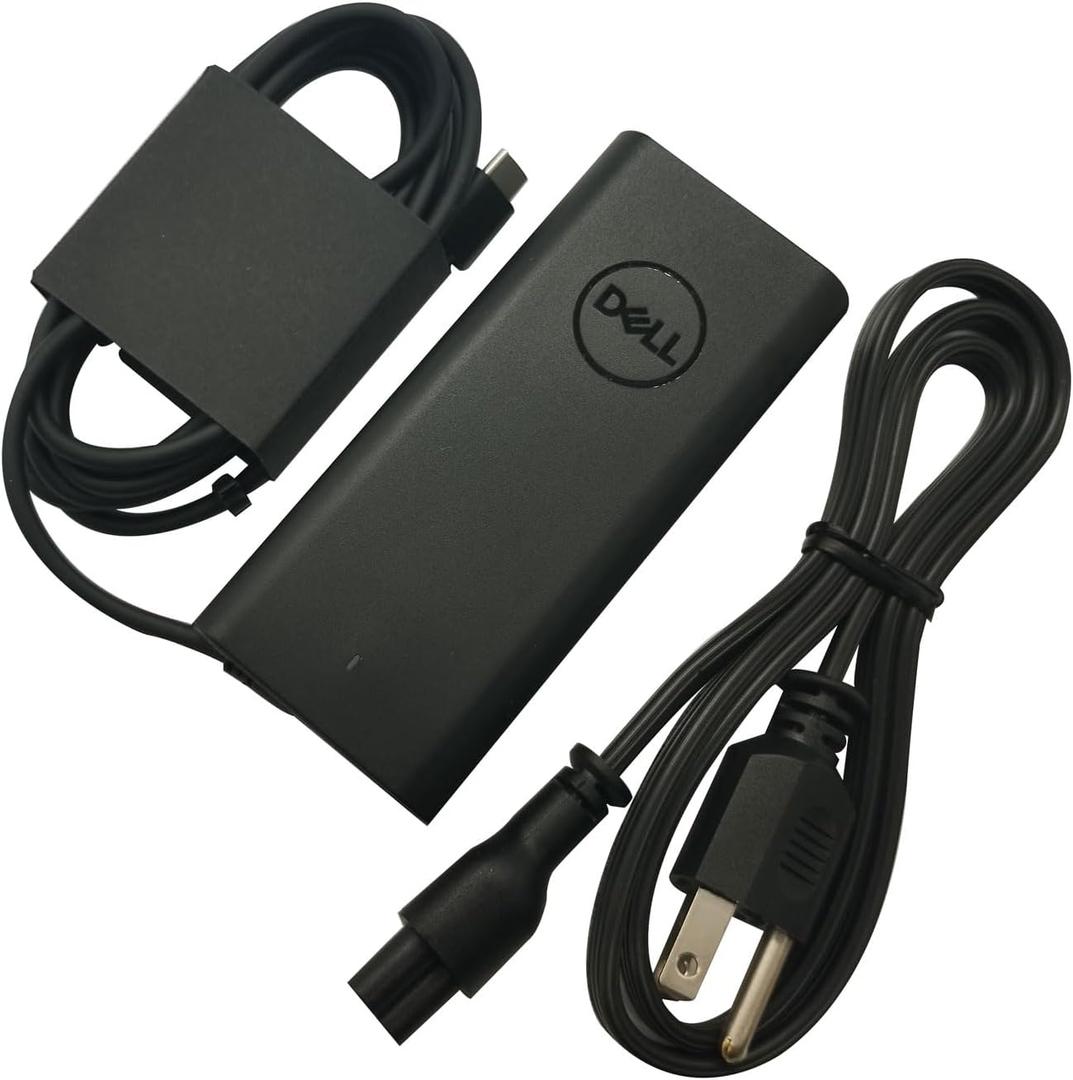 Dell Laptop Charger 65W Watt USB Type C AC Power Adapter Include Power Cord for Dell Latitude 3340 3440 3540 5340 5440 5540 7340 7440 7640 9440 2in1