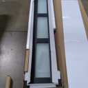 3-Lite 78" Frosted Glass Bi-fold Doors with Installation Hardware Kit for 80" Door Opening Height