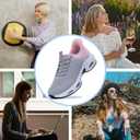 Women's Walking Shoes Slip On Tennis Sneakers Easy Put On Athletic Shoes for Ladies US 6-10.5