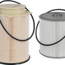 Fuel Filters for Ram 2500 3500 4500 5500 6.7 Cummins Diesel, Fuel Filter for 2019 2020 2021 2022 2023 2024 Dodge Ram 6.7 Diesel, Fuel Filter Water Separator Set Replace 68157291AA 68436631AA