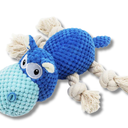 loncoldy Plush Chew Toys for Large Dogs, Tough Crinkle Stuffed Animal Squeaky Interactive Toys for Small Medium Large Dogs, Keep Them Busy, Big Pet Toys