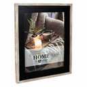 Malden Rustic Woods Wall Picture Frame 11" x 14" - Black/Rustic Brown