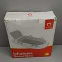 QPAU Snow Sled with Premium Canvas Cover, 2 Person Inflatable Heavy Duty Snow Tube with Reinforced Handles, Snow Sleds for Kids and Adults, Winter Toboggan Outdoor Toys Gifts for Family (Red)