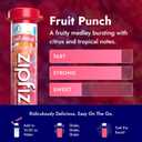 Zipfizz Daily Energy Drink Powder, Fruit Punch, 20 Pack 3-in-1 Sustained Energy, Rapid Hydration, and Essential Vitamins Sugar-Free Electrolyte Powder Contains Vitamin B-12 & Antioxidants