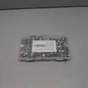 Single Ear Clamps Assortment Kit, StepLess Clamps, Pex Pinch Ring Clamp for Securing Pipe Hoses and Automotive Use 304 Stainless Steel 3/8"-1" (7.8mm-25.6mm) 120Pcs/8Sizes