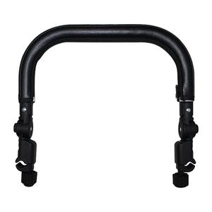 SAFIGLE Baby Stroller ArmrestUniversal Handle, Replacement Bumper - Adjustable, Detachable Pu Bar for Baby Stroller Easy to Attach, Compatible with Umbrella and Wagon 15.3inch Black