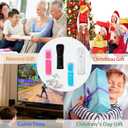 DTianSir 4Pack Motion Plus Wii Remote Controllers with Silicone Case & Wrist Strap,Wii Remote Controllers with Built in Motion Plus Compatible for Wii U Consoles (Pink+Light Blue+White+Black)