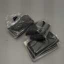 6 Pack Metal Christmas Stocking Holders for Mantle Heavy Duty Stocking Hangers Stocking Hook Christmas Ornaments for Counter Tables Window Fireplace Mantle Decoration (Black)