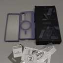 MOBOSI for Z Fold 5 Case with Privacy Screen Protector [Compatible with Magsafe], [Built-in Kickstand&Full Body Hinge Protection] Shockproof Phone Cover for Samsung Galaxy Z Fold5, Gray Blue