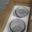 Kitchen Lux Glass Carafe - 1 Liter Drink Pitcher & Elegant Wine Carafe Decanter - Carafe Set of 4 - Mimosa Bar Carafes & Juice Glasses - Easy Pour Bottles - Glass Water Carafe, 34 oz