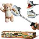 DINOBROS Shark Toy Grabber Reacher - 16-Inch Fun Pick-Up Tool for Kids | Realistic Ocean Predator Design | Interactive Animal Toys for Kids 3 Years Old and Up