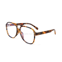 FEISEDY 70s Aviator Glasses Frame Blue Light Blocking Glasses Oversized Square Computer Glasses Women Men B2888
