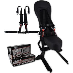Bump Seat with Black Harness for Polaris RZR 2014+RZR 1000 or Turbo Models Bump Seat with Black Harness for Polaris RZR 2014+RZR 1000 or Turbo Models