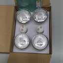 Vinaco GU10 Halogen Bulb Dimmable, GU10+c 110V 50W Candle Warmer Lamp Replacement, MR16 GU 10 50W Halogen Bulb 120V, 50 W MR16 with Glass Cover for Track&Recessed Lighting, 2800K Warm White, 6 Pack