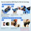 TOKYOINK 923 High Yield Ink Cartridges Replacement for HP 923 923e Ink, ONLY Compatible with H P+ e-Series Printers (8122e 8135e 8138e 8139e) Not for Non-e Standard Printers 4 Pack Old Tool