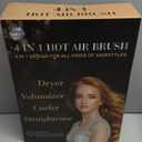 Hair Dryer Brush Blow Dryer Brush in One Hot Air Brush for Drying and Straightening, Volumizer Multi-Styler Smooth Curls for All Hair Types, Frizz-Free Blowout Brush for Salon Quality (Black& Rose Gold)