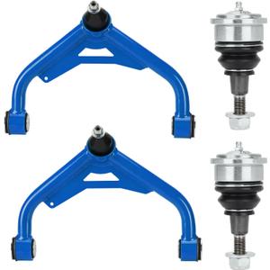 Front Upper Control Arms Lift 2-4" for Chevy Silverado 2500 3500 HD 2000-2010, GMC Sierra 2500 3500 HD 2000-2010, with ReplaceBall Joints, Adjustable Suspension Kit 4Pcs