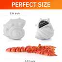 GemmiCho 3D Printed Animals, 7.8" 3D Printed Hermit Crab with Shell, 3D Printed Toys for Stress Relief, Animals Figurines Fidget Crab Toy for Boys Kids Teen 5-7 4-6 8-12 (Red)