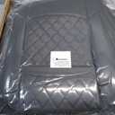 Car Seat Covers Compatible with VW Volkswagen Jetta 2008-2025,Waterproof &Breathable Leather|Automotive Seat Cushions Protector |Compatible with Airbag | Reinforced Sewing,Full Set,Black