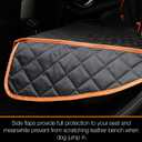 iBuddy Car Seat Cover Waterproof Back Seat Cover for Kids and Dogs Without Smell Heavy Duty and Nonslip Rear Seat Protector Non Stick Fur Bench Seat Cover for SUV Van Easy to Install Machine Washable