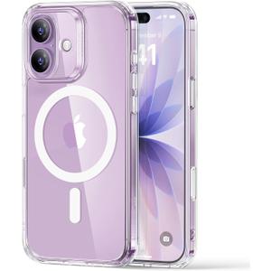 ESR for iPhone 17 Case, Camera Control Cover, Compatible with MagSafe, Shockproof Military-Grade Protection, Magnetic Phone Case for iPhone 17, Classic Hybrid Case, Clear (iPhone 17 6.3 inch)